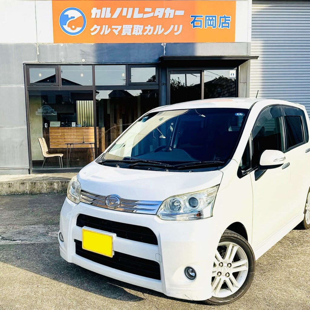 カルノリレンタカー茨城石岡店のレンタカー、Bクラスのダイハツムーヴ
